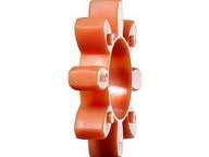 Tannkrans / spider Rotex 75 92 Sh.A Oransje 1280Nm